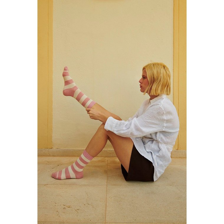 MP DENMARK - Signe socks - Silver Pink