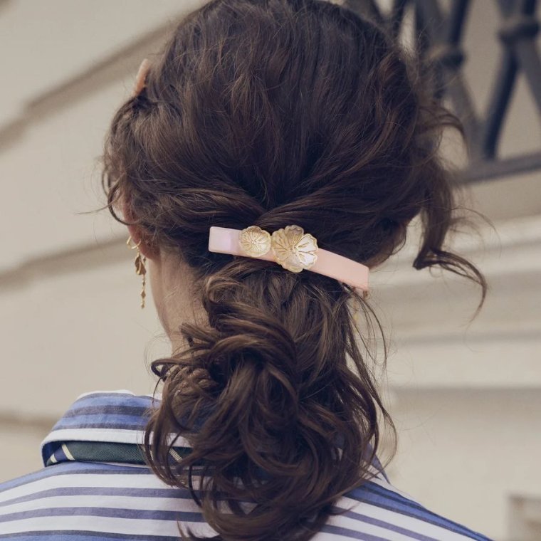 Maanesten - Bloem Hairclip Blush