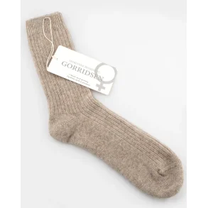 Gorridsen - Magnolia rib socks - camel