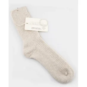 Gorridsen - Magnolia rib socks - ecru