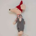 MAILEG - Christmas mouse in matchbox, Big brother