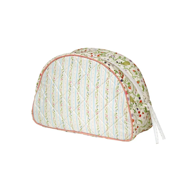 Maanesten - Makeup Bag Big - Summer Stripes Blue