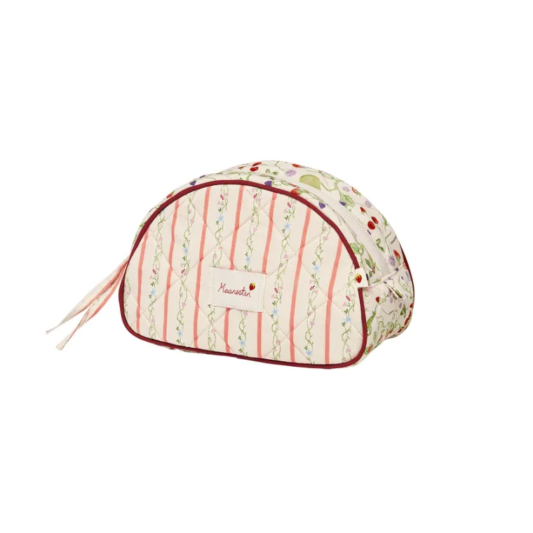 Maanesten - Makeup Bag Medium - Summer Stripes Peach