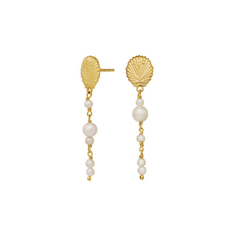 Maanesten - Marylyn Earrings - Forgyldt