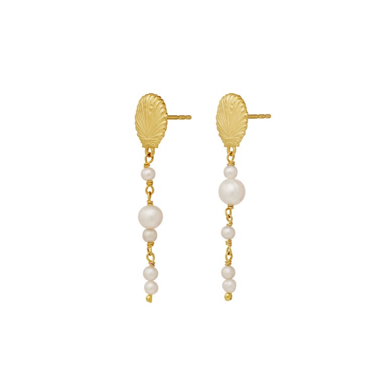 Maanesten - Marylyn Earrings - Forgyldt