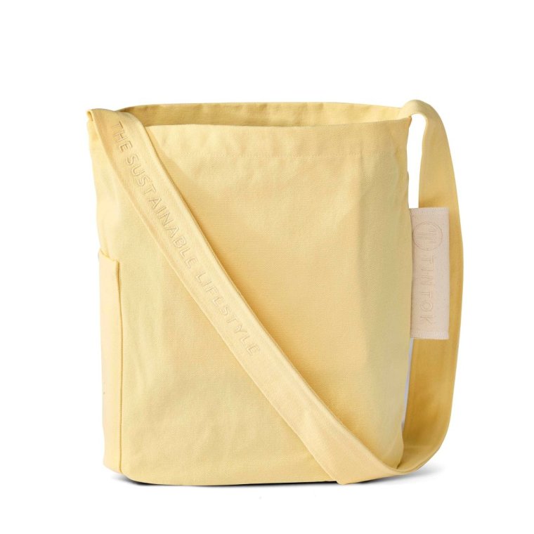TINTOK - GOTS Mira canvas pastel yellow