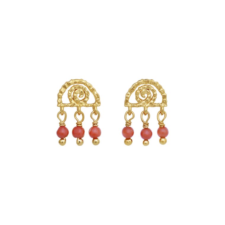 Maanesten - Mirri Earrings - Forgyldt