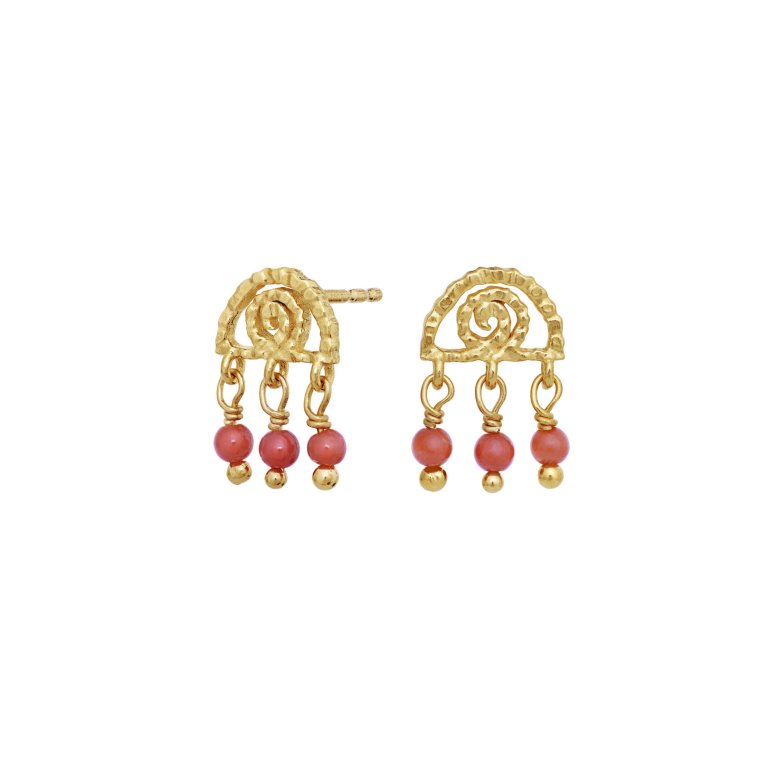 Maanesten - Mirri Earrings - Forgyldt