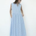 Studio Feder - NOELLE DRESS - SEERSUCKER - FJORD