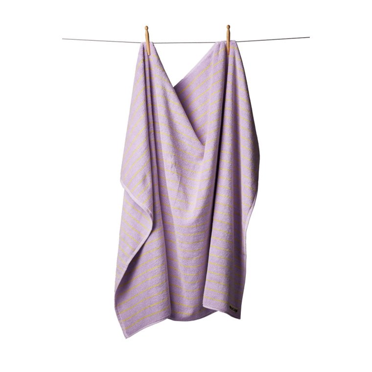 Bongusta - Naram hndklde - Lilac & neon yellow