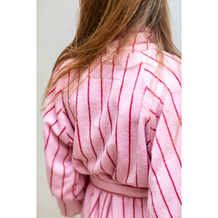 Bongusta - Naram bathrobe - Baby pink & Ski patrol