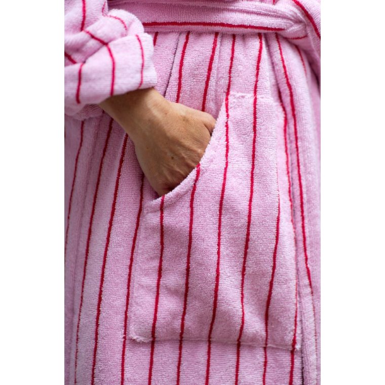 Bongusta - Naram bathrobe - Baby pink & Ski patrol