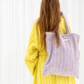 Bongusta - Naram Totebag	 - lilac & neon yellow