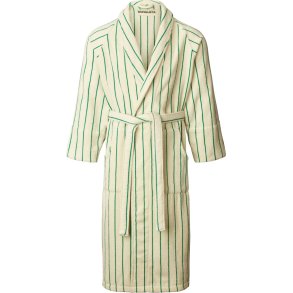 BONGUSTA - NARAM BATHROBE - pure white & grass