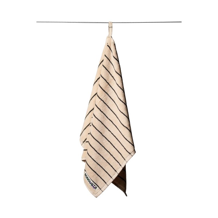 Bongusta - Naram hndklde - creme & ink