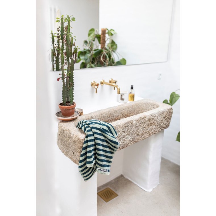 Bongusta - Naram hndklde - sea foam/deep teal