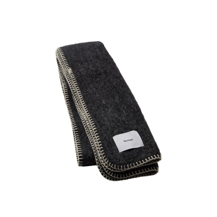 NMPH - NUALFIE SCARF - Dark grey melange