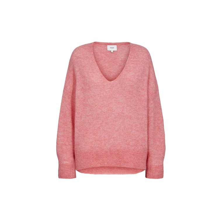 NMPH - NURIETTE V-NECK PULLOVER - Pink Lemonade