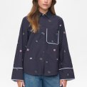 NMPH - NUCHIRO BOXY SHIRT - Dark Sapphire