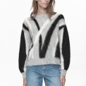NMPH - NUSURI BRUSHED PATTERN PULLOVER - Light grey mel