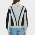 NMPH - NUSURI BRUSHED PATTERN PULLOVER - Light grey mel