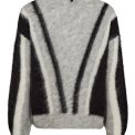 NMPH - NUSURI BRUSHED PATTERN PULLOVER - Light grey mel