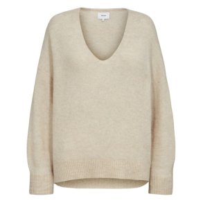 NMPH - NURIETTE V-NECK PULLOVER - gray morn