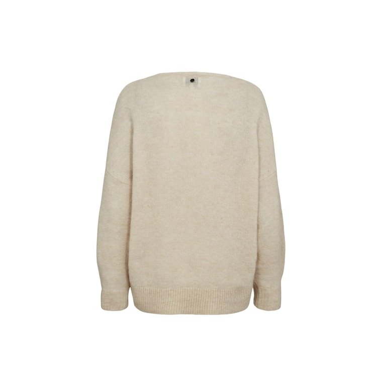 NMPH - NURIETTE V-NECK PULLOVER - gray morn