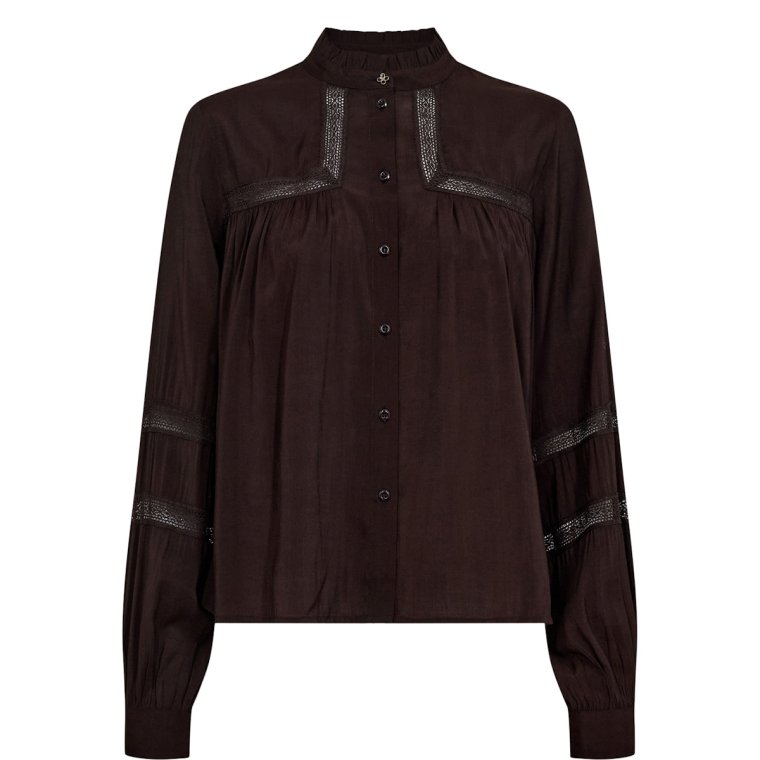 NMPH - NURIKA SHIRT - Black Coffee
