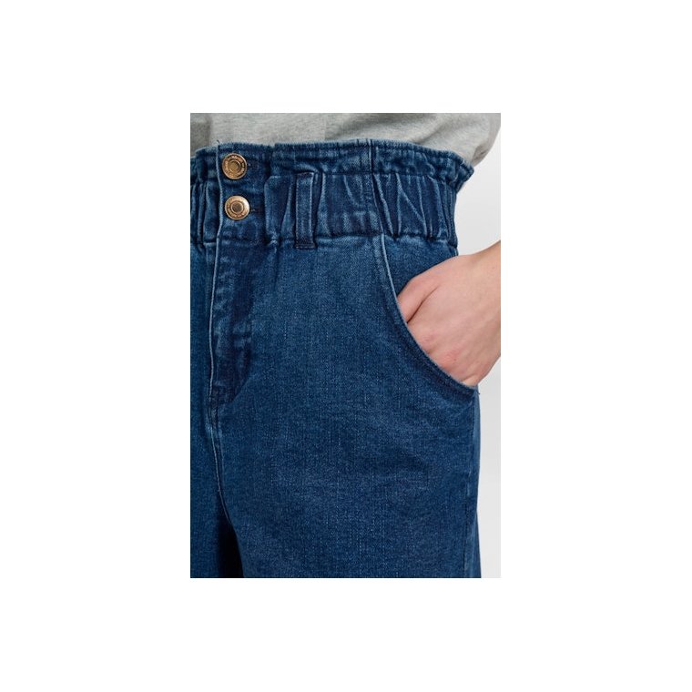 NMPH - NULULU DENIM SHORTS - Medium Blue Denim