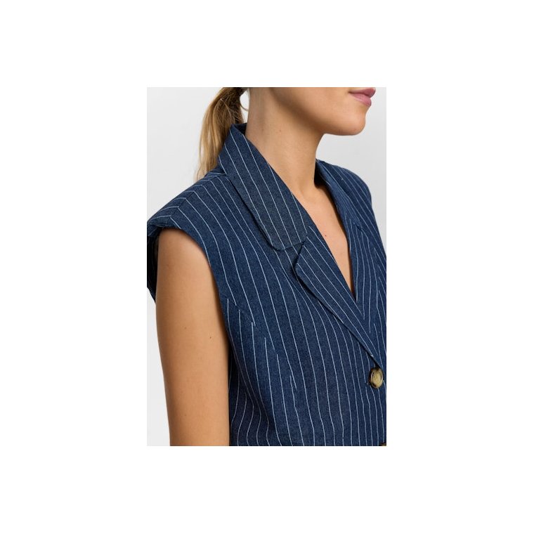 NMPH - NUVIBEKE VEST - Medium Blue Denim