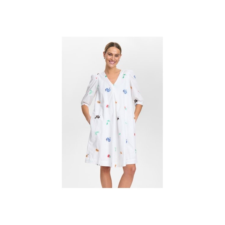 NMPH - NUVALENTINE DRESS - Bright White