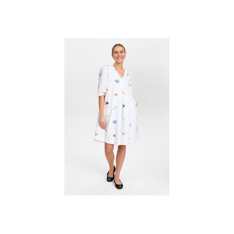NMPH - NUVALENTINE DRESS - Bright White