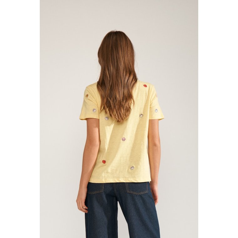 N�MPH - NUSHELLPA T-SHIRT - GOTS - Popcorn