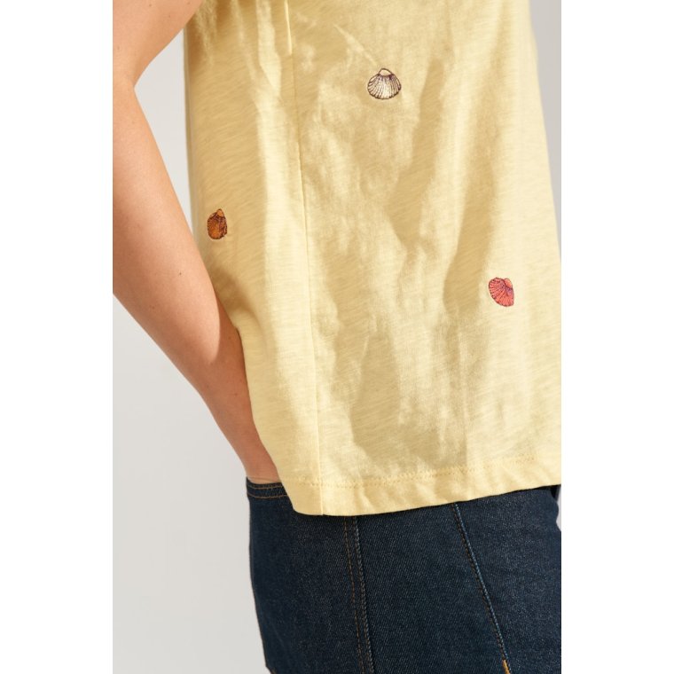 N�MPH - NUSHELLPA T-SHIRT - GOTS - Popcorn