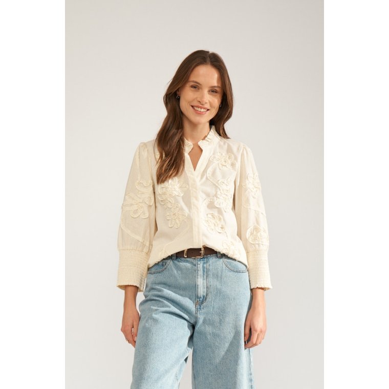 N�MPH - NUEMELIA SHIRT - Popcorn
