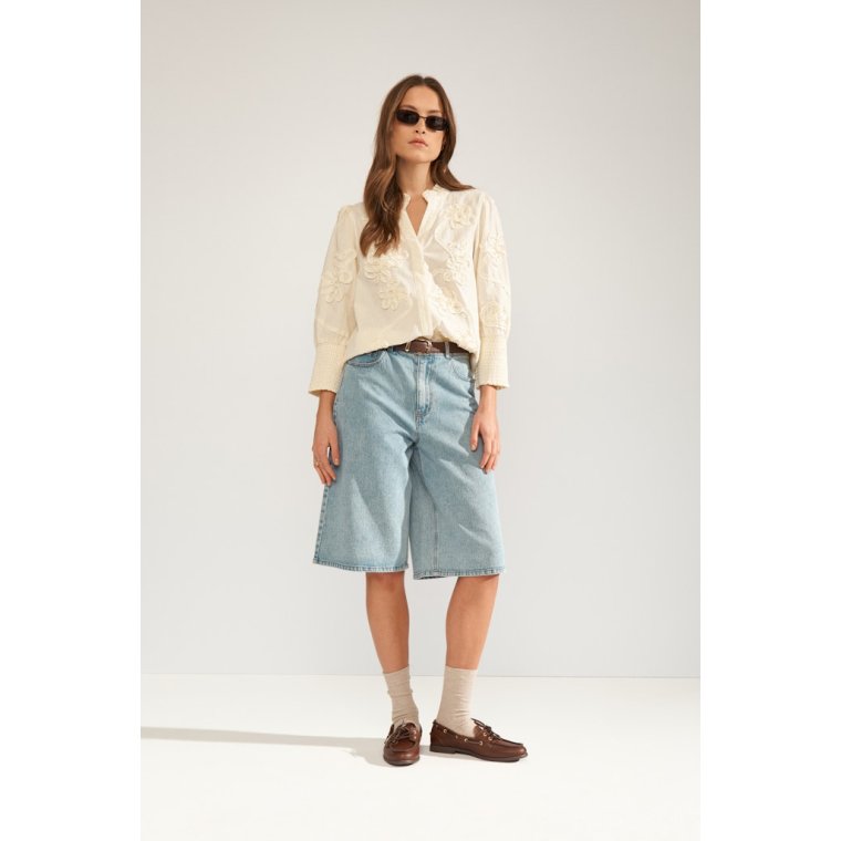 N�MPH - NUEMELIA SHIRT - Popcorn