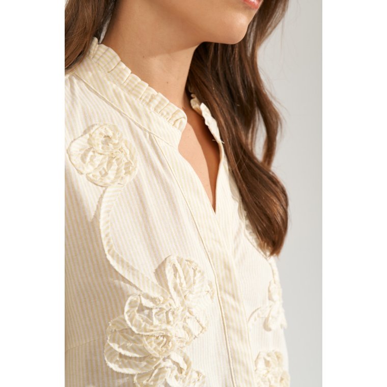 N�MPH - NUEMELIA SHIRT - Popcorn