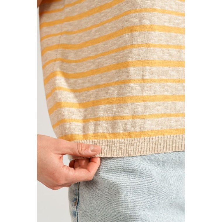 N�MPH - NUKIKI BOATNECK PULLOVER - Marigold