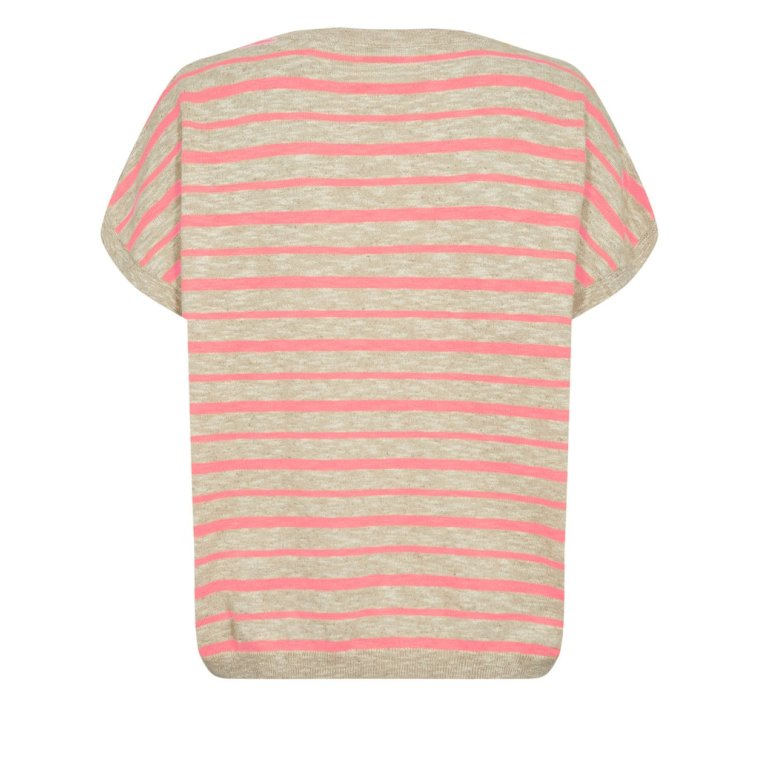 N�MPH - NUKIKI BOATNECK PULLOVER - Prism Pink