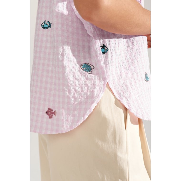 N�MPH - NUSURFER SLEEVELESS SHIRT - Prism Pink