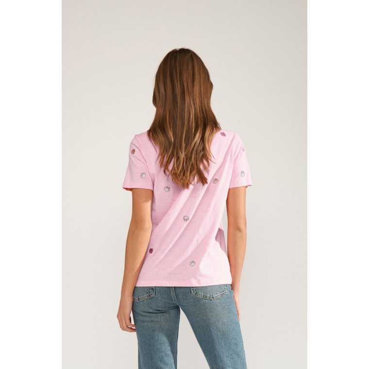 N�MPH - NUSHELLPA T-SHIRT - GOTS - Prism Pink