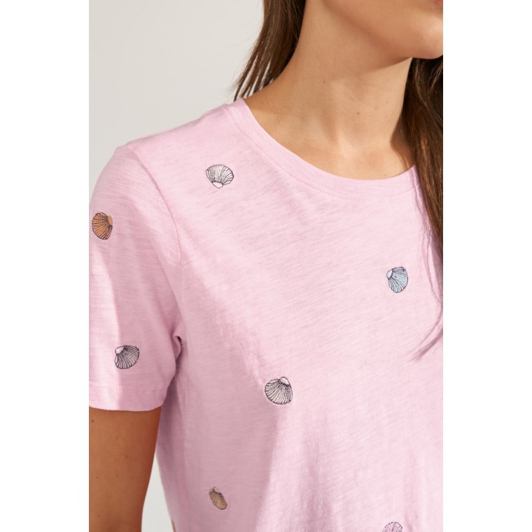 N�MPH - NUSHELLPA T-SHIRT - GOTS - Prism Pink