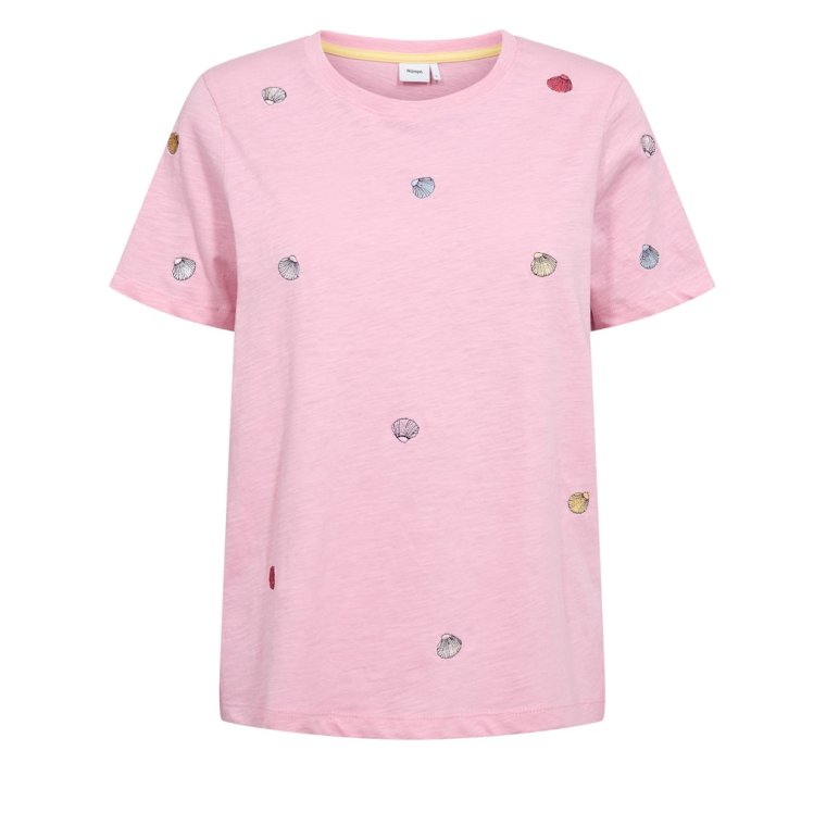 N�MPH - NUSHELLPA T-SHIRT - GOTS - Prism Pink