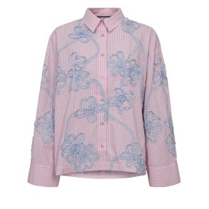 N�MPH - NUEMELIA OVERSIZE SHIRT - Prism Pink