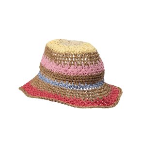 N�MPH - NULAYLA STRAW HAT - Azalea