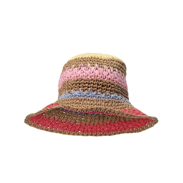 N�MPH - NULAYLA STRAW HAT - Azalea