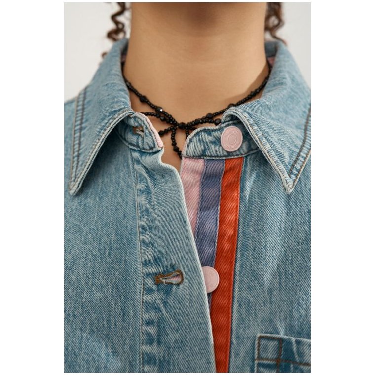 N�MPH - NUMALAGA SHIRT - Light Blue Denim