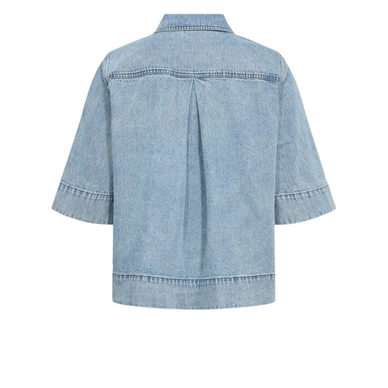 N�MPH - NUMALAGA SHIRT - Light Blue Denim