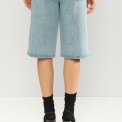 N�MPH - NUMALAGA SHORTS - Light Blue Denim